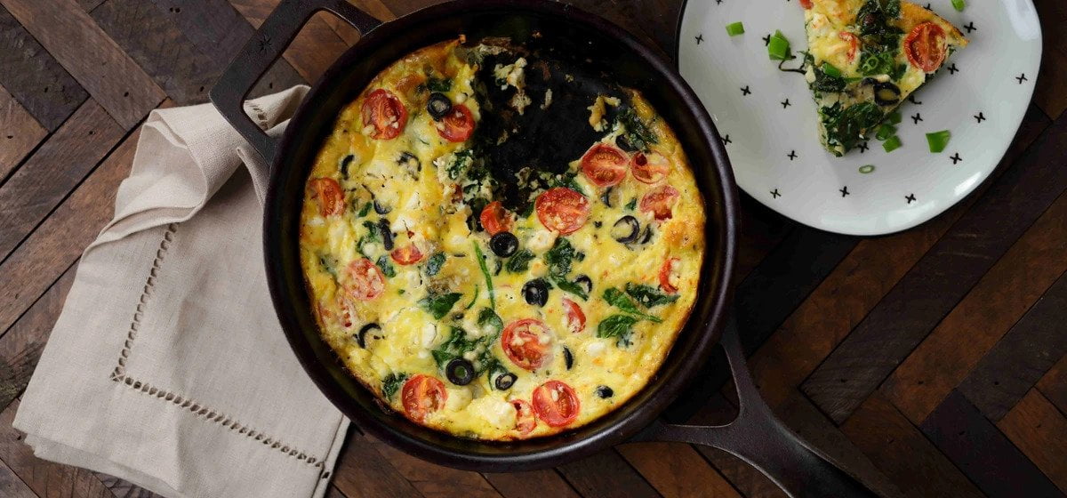 Greek-style weeknight frittata Recipe - Walmart.com