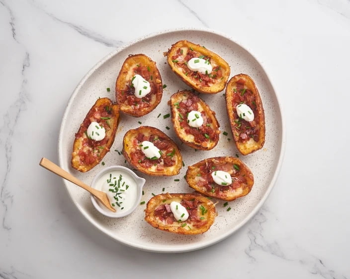 Loaded potato skins