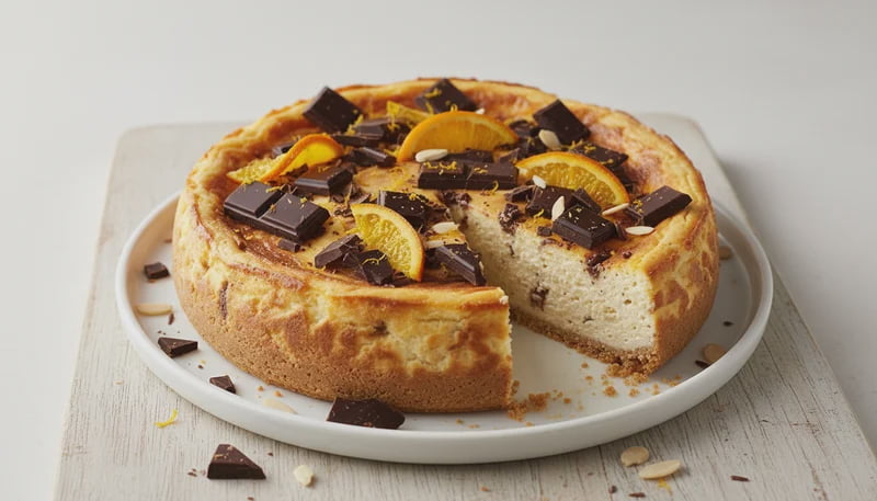 Orange Chocolate Ricotta Cheesecake Recipe - Walmart.com