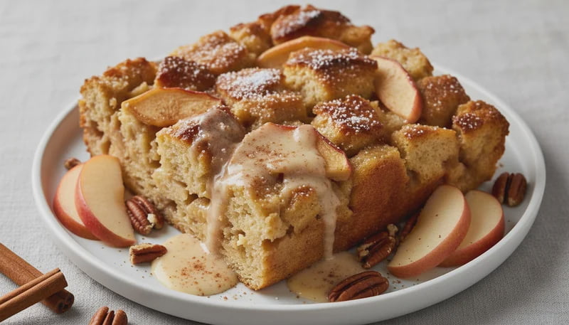 Apple and Bread Pudding