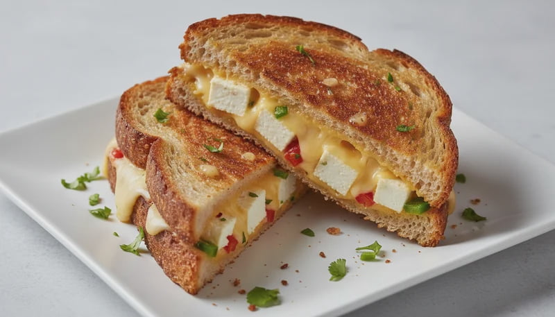 Paneer Pepper Jack Grilled Cheese Sandwich Recipe - Walmart.com