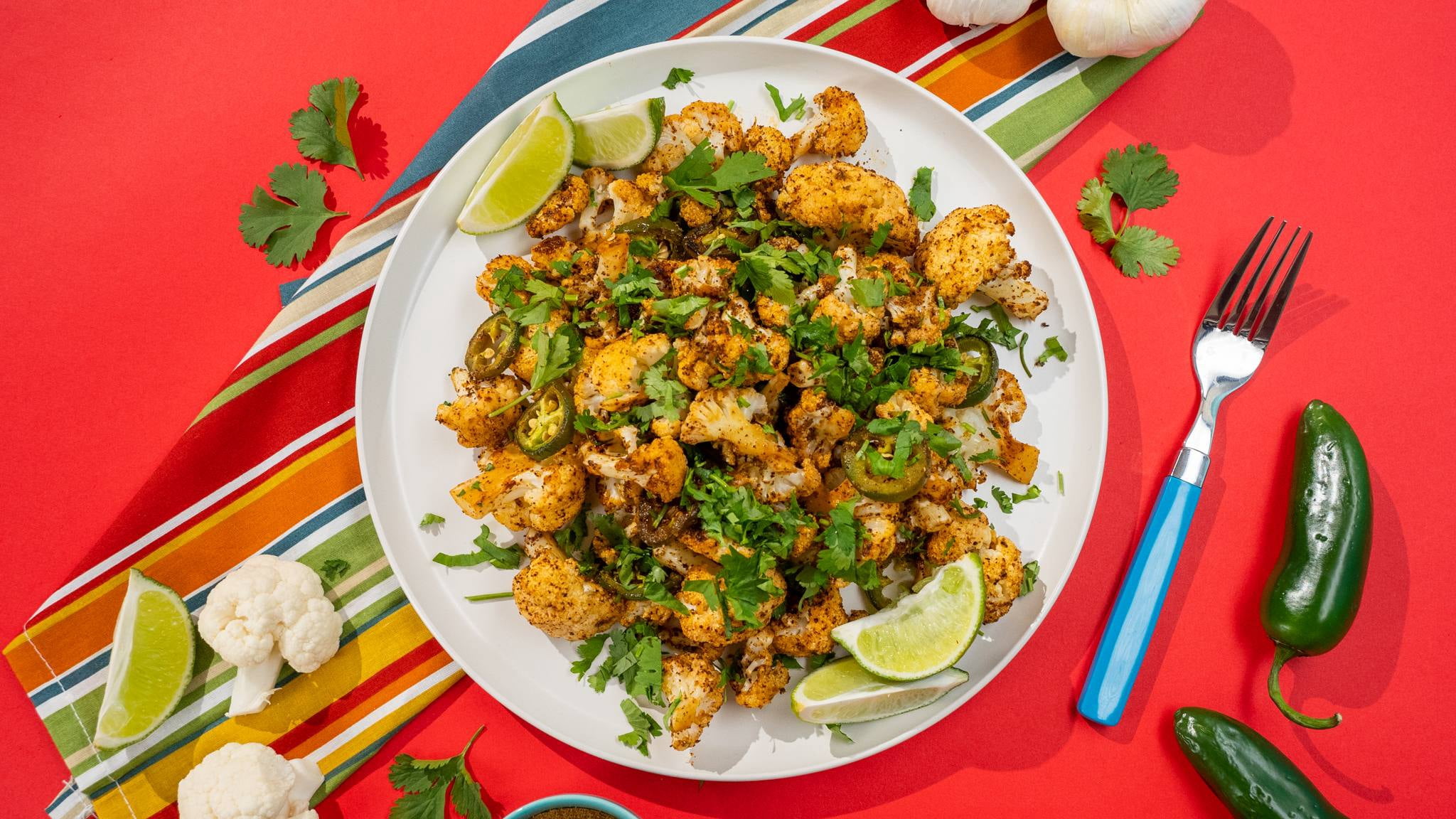 Zesty Roasted Cauliflower