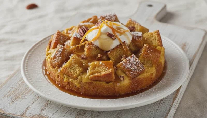 Slow Cooker Bread Pudding