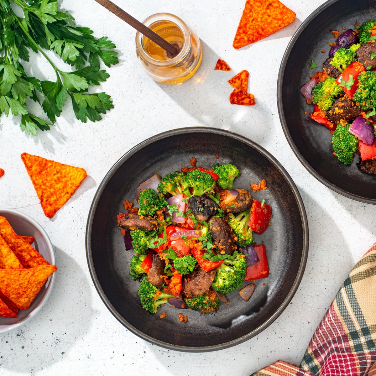 Tech Rost Microwave Sweet & Spicy DORITOS® FLAMIN' HOT® Nacho Roasted Vegetables Recipe ...