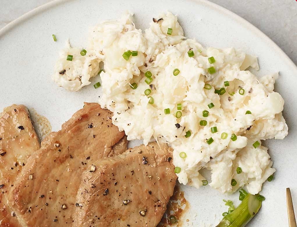 Cauliflower mashed "potatoes"