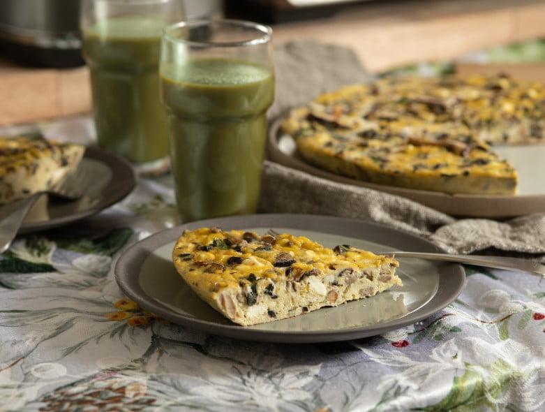 Mushroom frittata