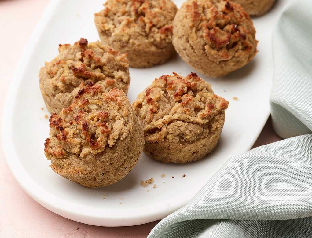 Low carb apple spice muffins