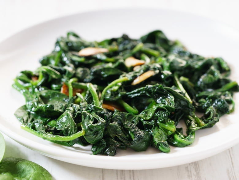 Sauteed spinach
