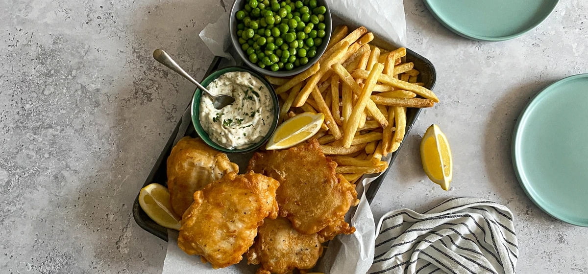 Homemade beer battered cod Recipe