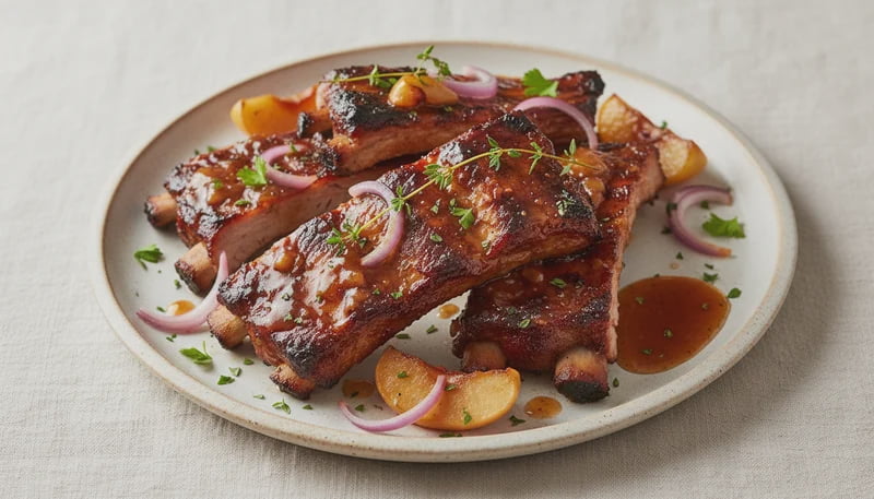 Braised Boneless Country Pork Ribs