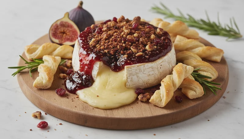 Baked Brie with Fig Jam