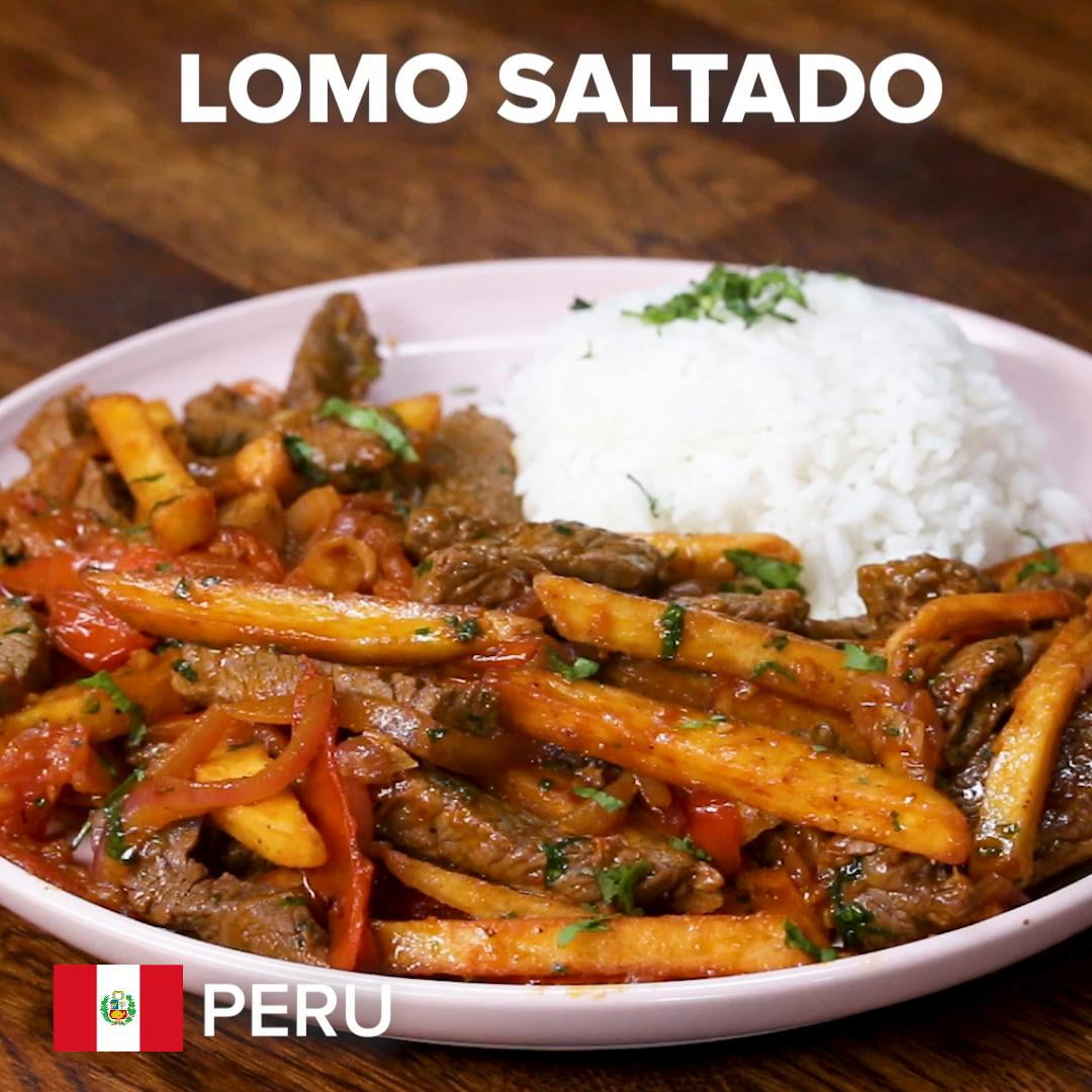 Peruvian lomo saltado