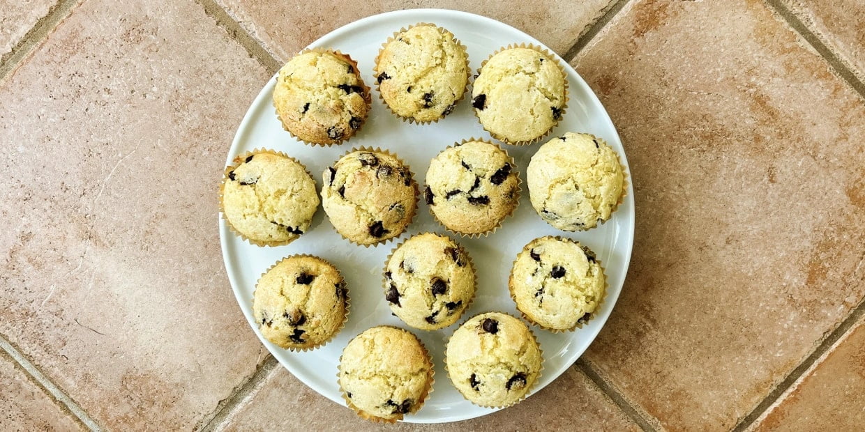Perfect chocolate chip muffins Recipe
