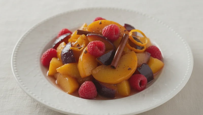 Peach Plum Raspberry Compote Recipe - Walmart.com