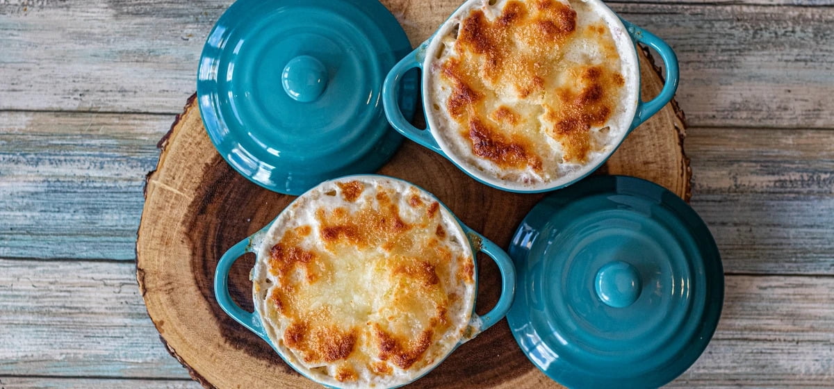 Mini beef scalloped potatoes