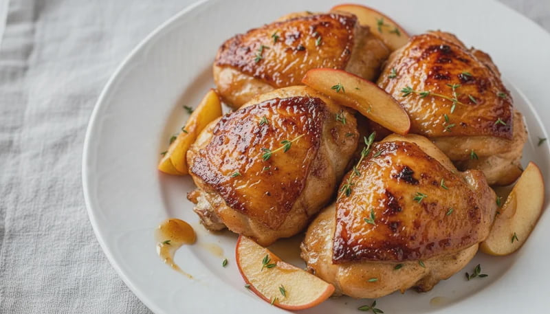 Crispy Cider Glazed Chicken Thighs Recipe - Walmart.com