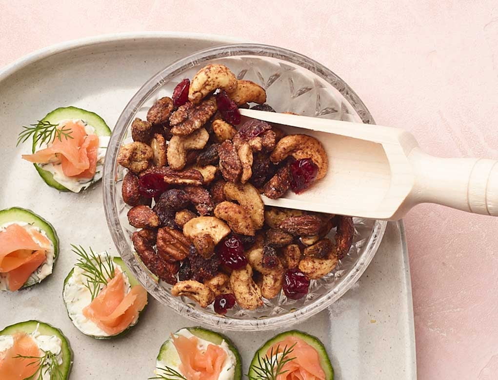 Toasted nut & cranberry trail mix