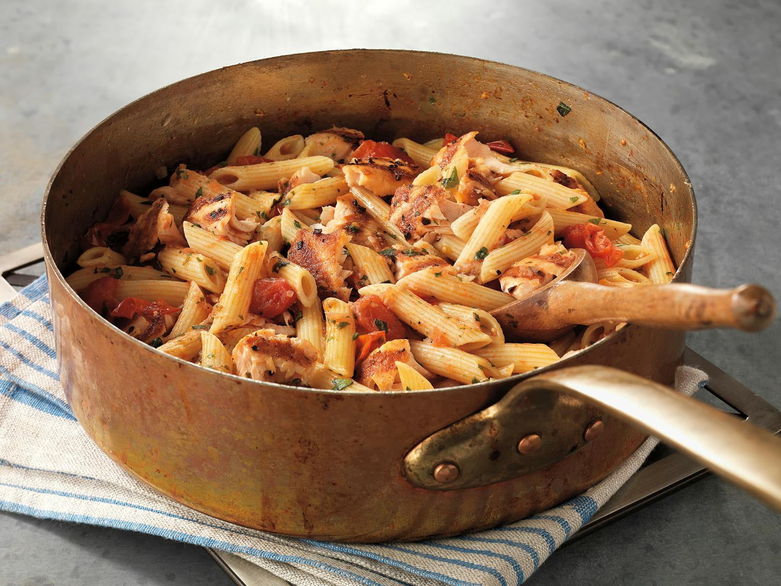 Grilled Salmon Pasta Fresca Recipe - Walmart.com