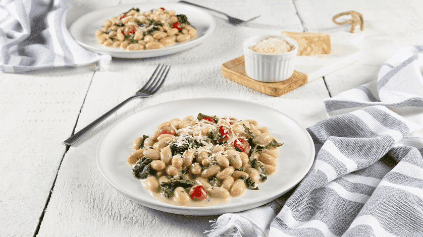 Tuscan white bean skillet