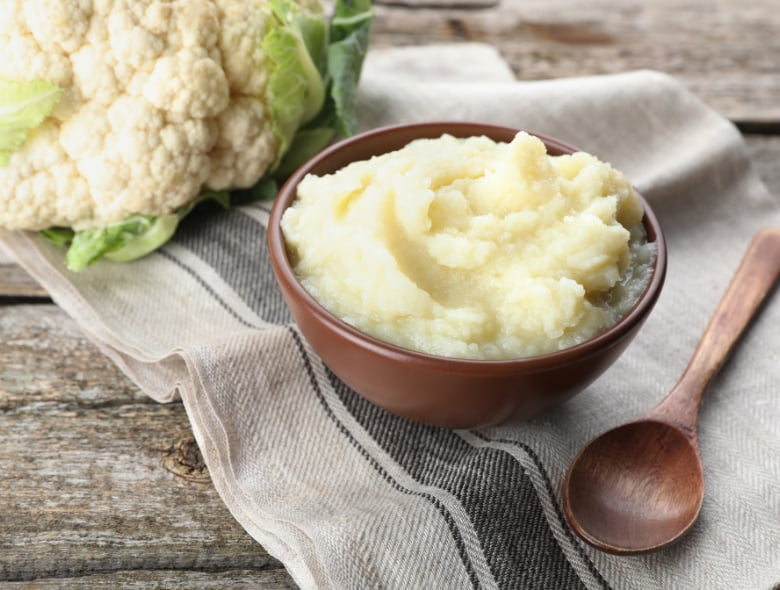 Creamy mashed cauliflower
