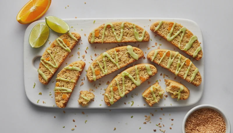 Orange Lime Coconut Biscotti Recipe - Walmart.com