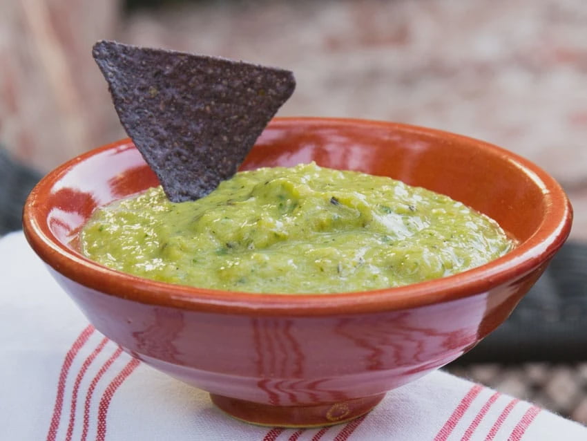 Tomatillo Salsa with Avocado