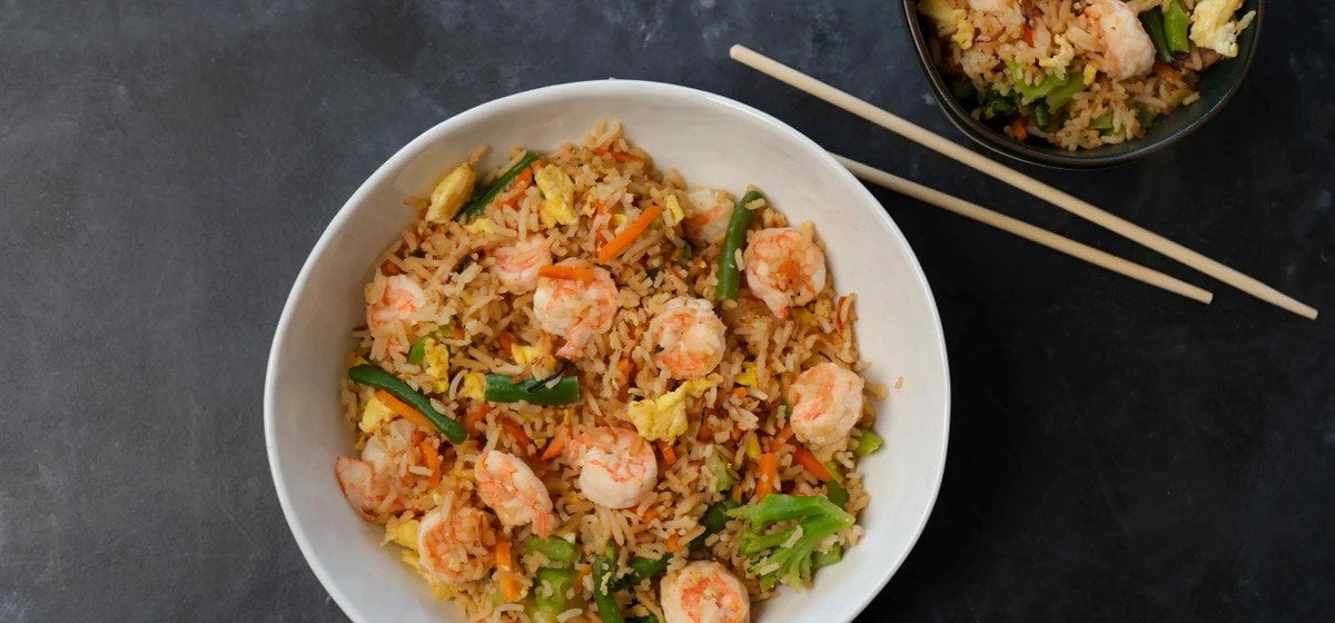 Easy shrimp fried rice