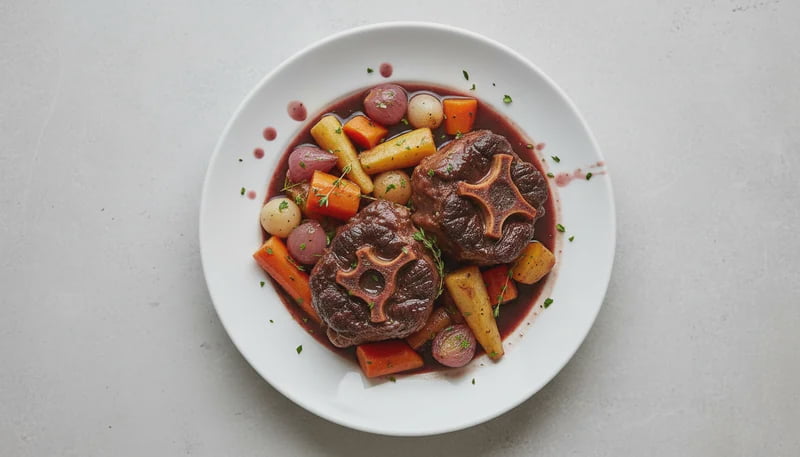 Stew Card Oxtail Red Wine Stew Recipe - Walmart.com