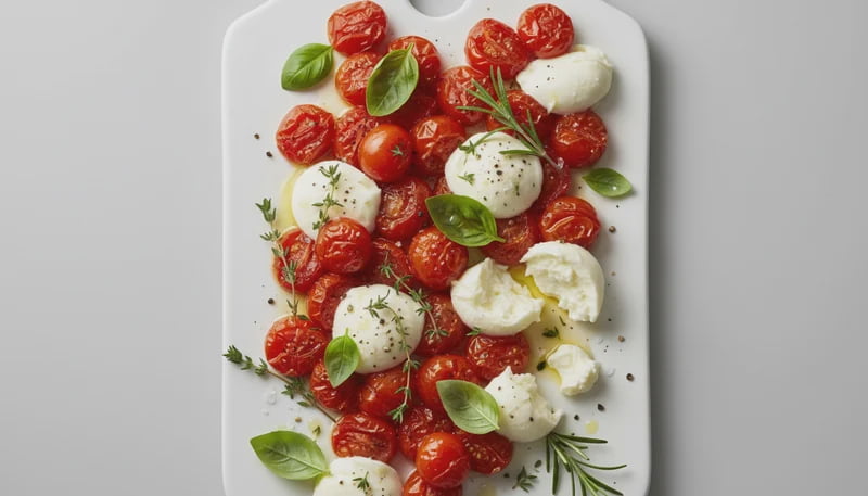 Tech Rost Microwave Roasted Tomato Mozzarella Side Recipe - Walmart.com