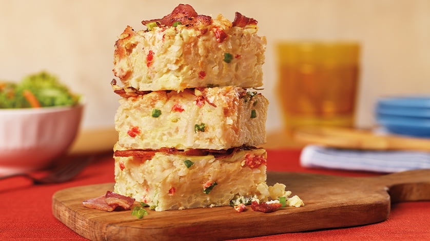 Pimento cream cheese frittata