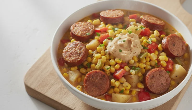 Corn Stew Smoked Sausage Potato Corn Stew Recipe - Walmart.com