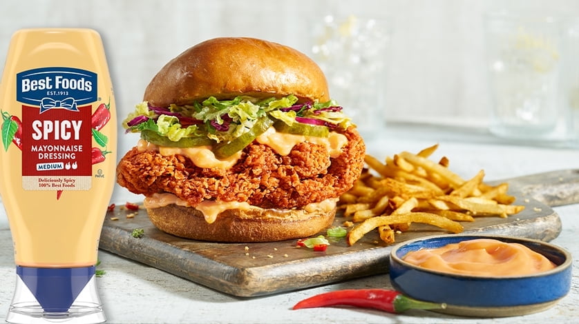 Spicy Mayo Crispy Chicken Sandwich