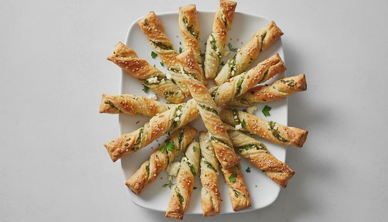 Feta Herb Pastry Sticks Recipe - Walmart.com