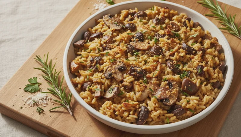 Yellow Chicken Rice Pack Mushroom Rice Bake Recipe - Walmart.com