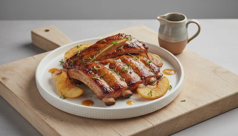 Apple Cider Roasted Pork Ribs Recipe - Walmart.com