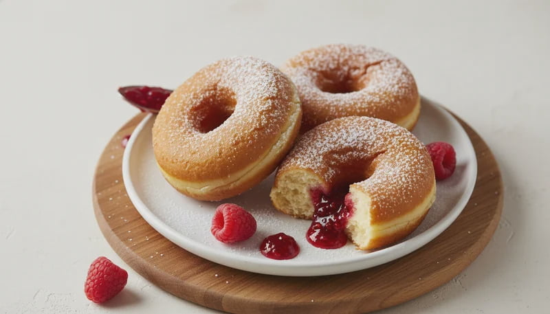 Kraft Raspberry Commercial Raspberry Filled Fried Donuts Recipe - Walmart.com
