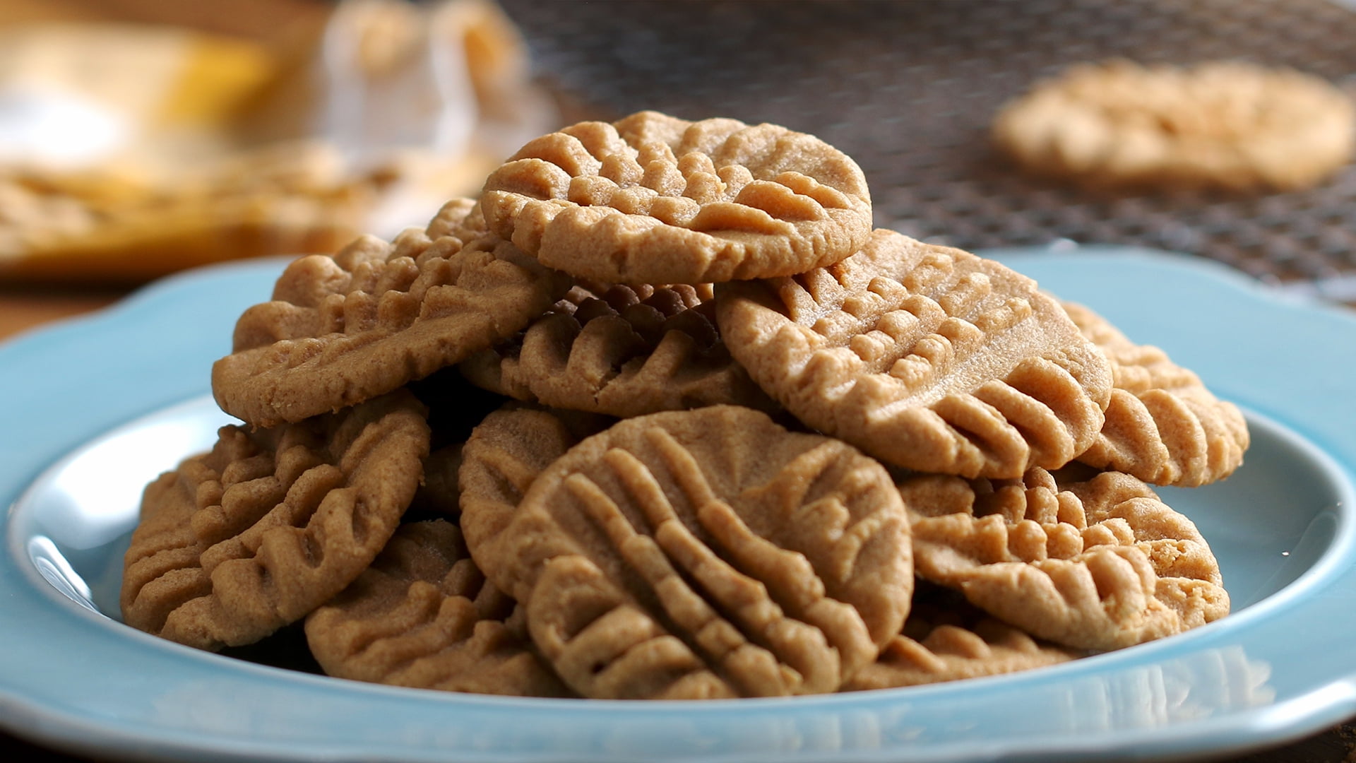 3 Ingredient peanut butter cookies