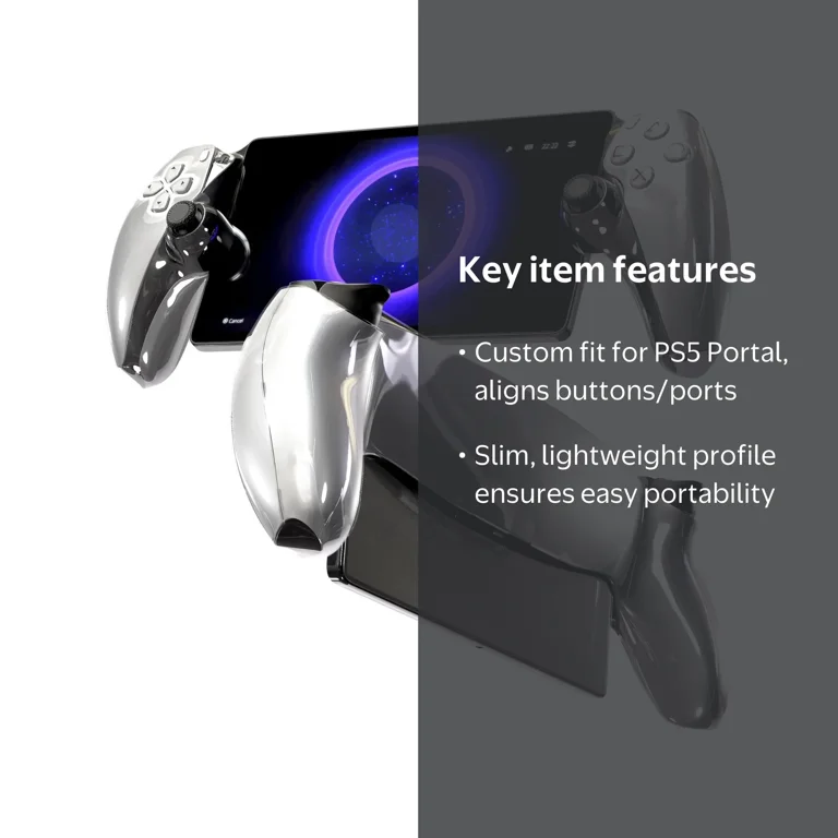 PS5 Portal Clear Hard Case for PlayStation Portal 2023 - Slim and
