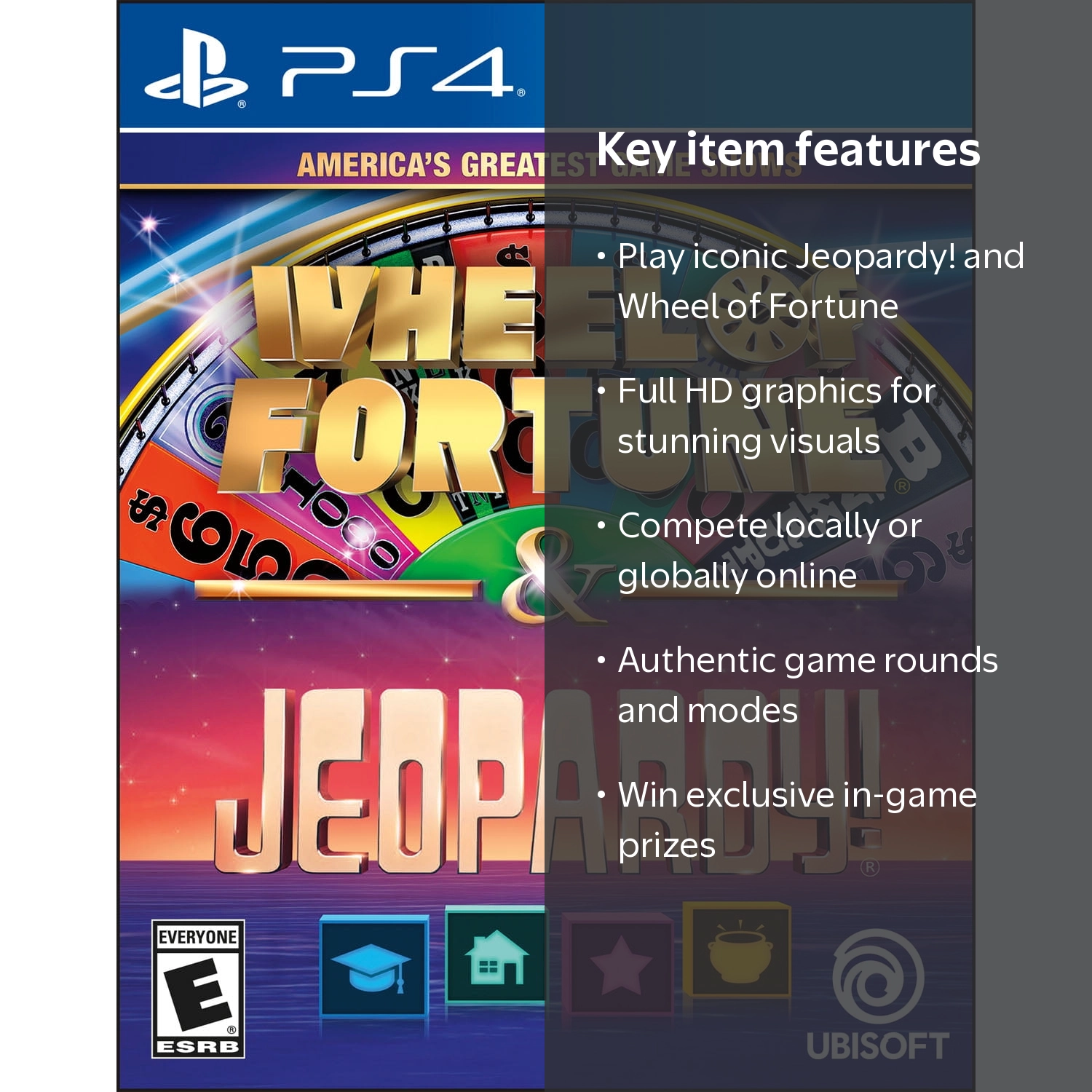Ubisoft Jeopardy and Wheel of Fortune Compilation for PlayStation