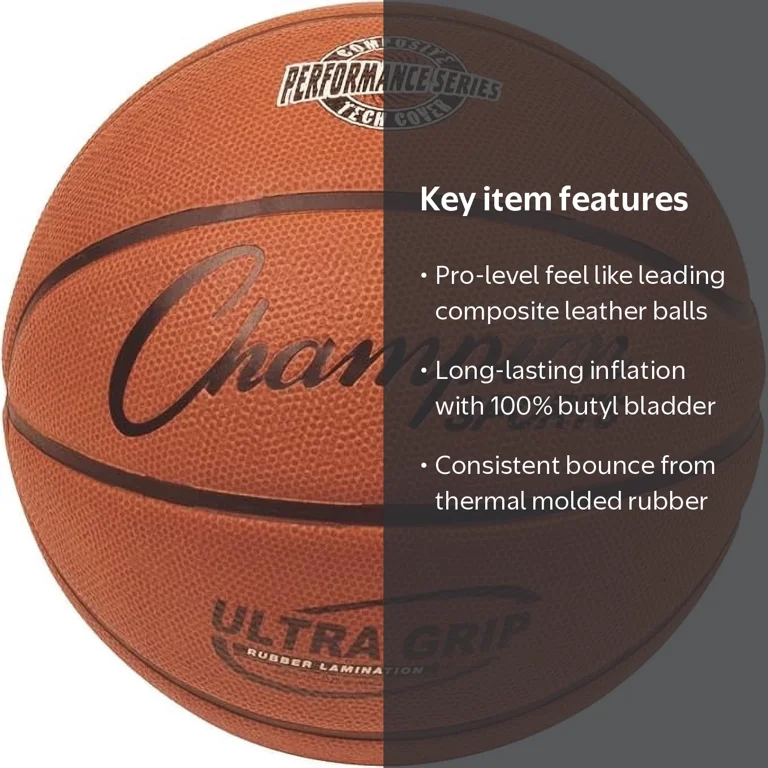 Champion Sports, Composite Game Basketball, Size 7 29.5