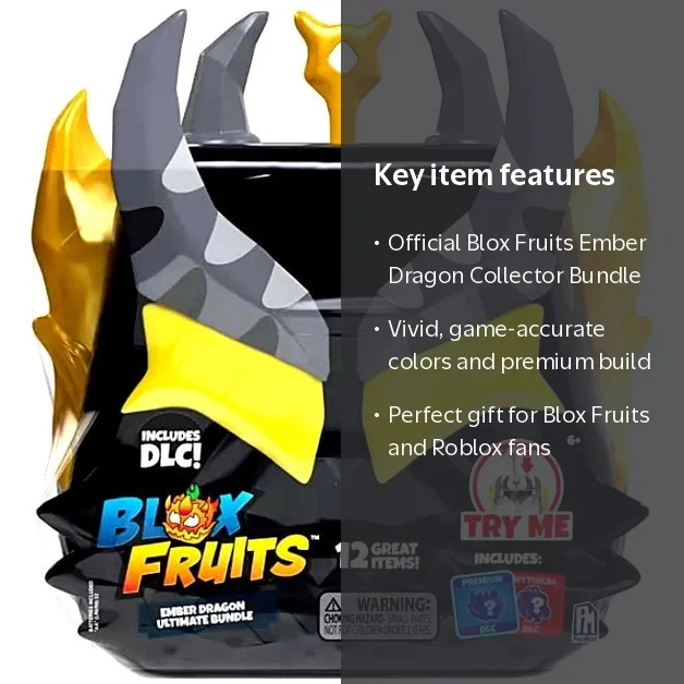 Blox Fruits エンバードラゴン 新品 ゲーム コレクタブル IE23 Blox Fruits Ember Dragon Collector Ultimate Bundle - Walmart.com