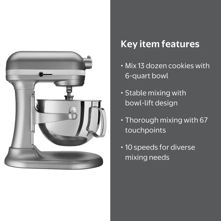 KitchenAid Pro 600 Series 6-Quart Stand Mixer with Bowl-Lift