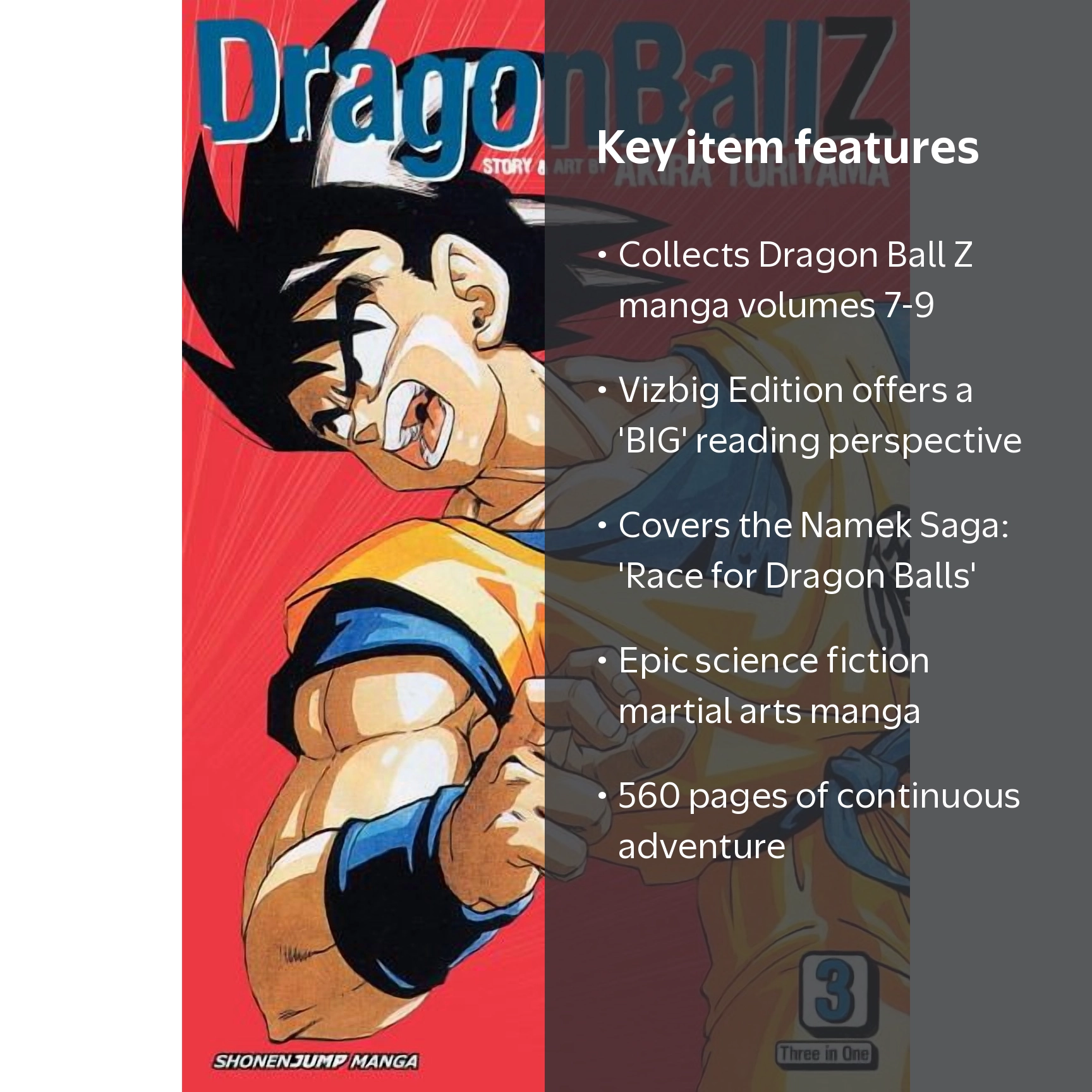 Dragon Ball Z Vizbig Edition Vol. 3, Outer Space Adventure