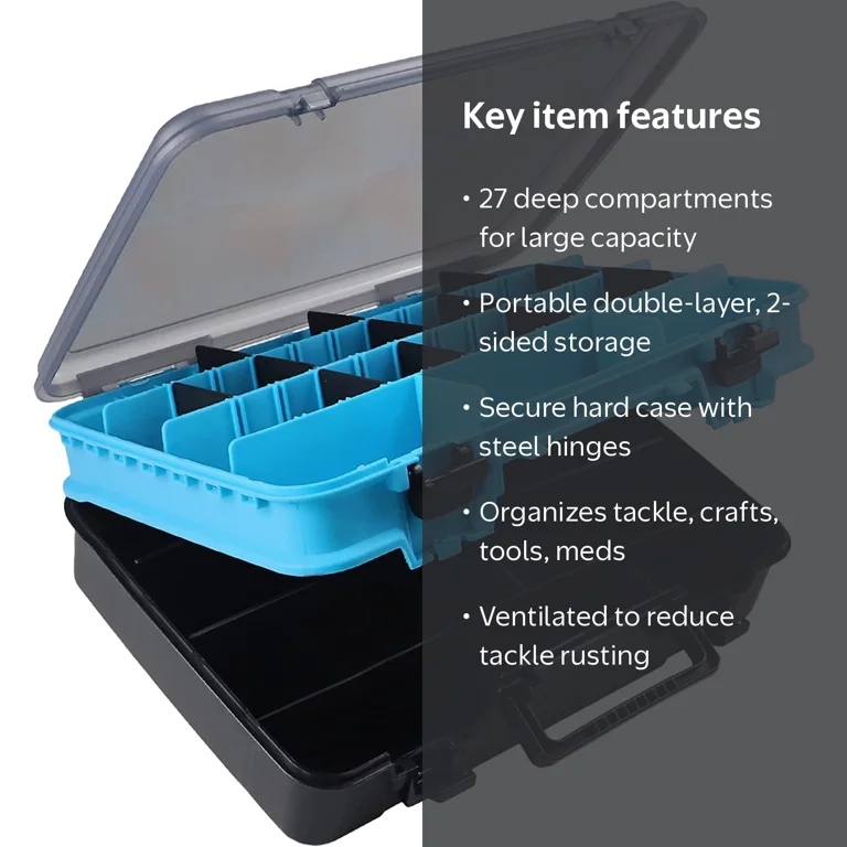 Prociv, Large Tackle Box Double Layer Organizer, 14.2