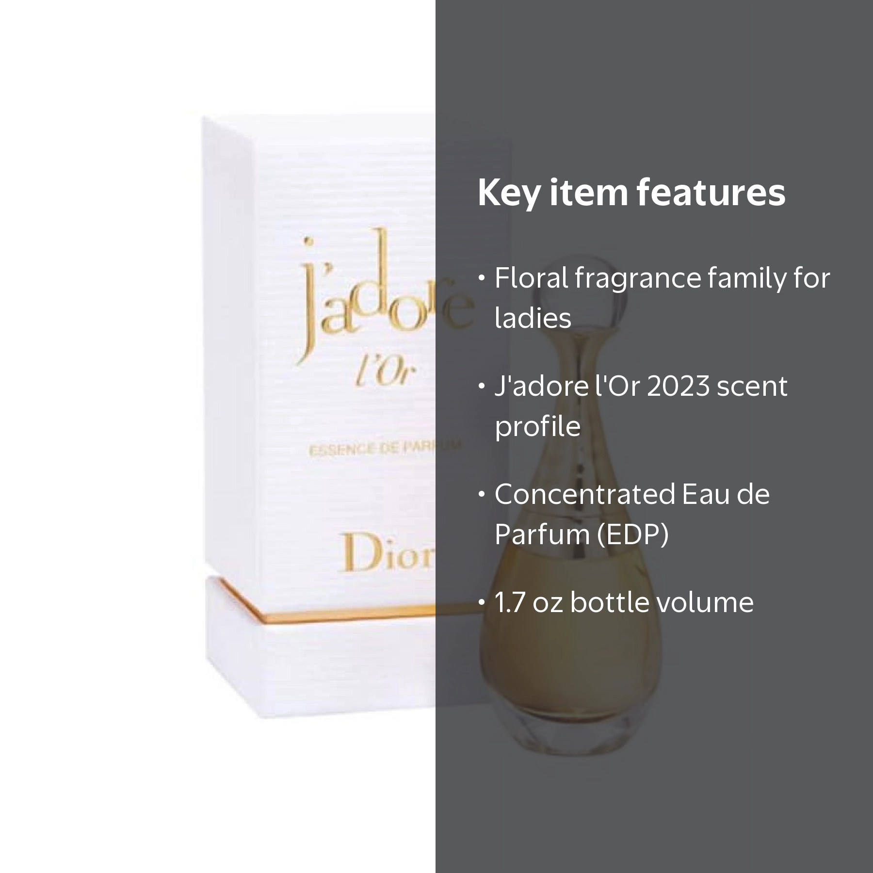 Dior, Ladies Fragrance, J'adore l'Or 2023, 1.7 oz EDP - Walmart.com