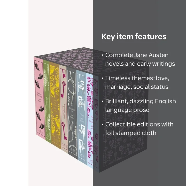 Jane Austen, Penguin Clothbound Classics 7-Book Set, Complete
