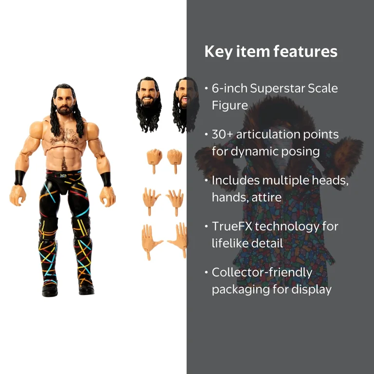 WWE Ultimate Edition Seth Rollins Action Figure with Accessories