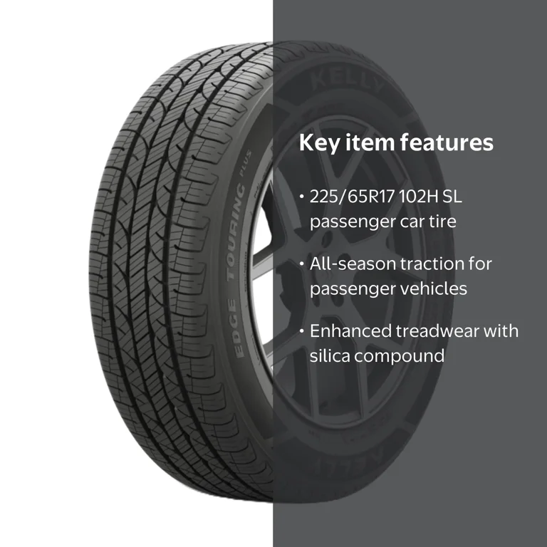 Kelly, Passenger Tire, 225/65R17 102H, All-season traction 