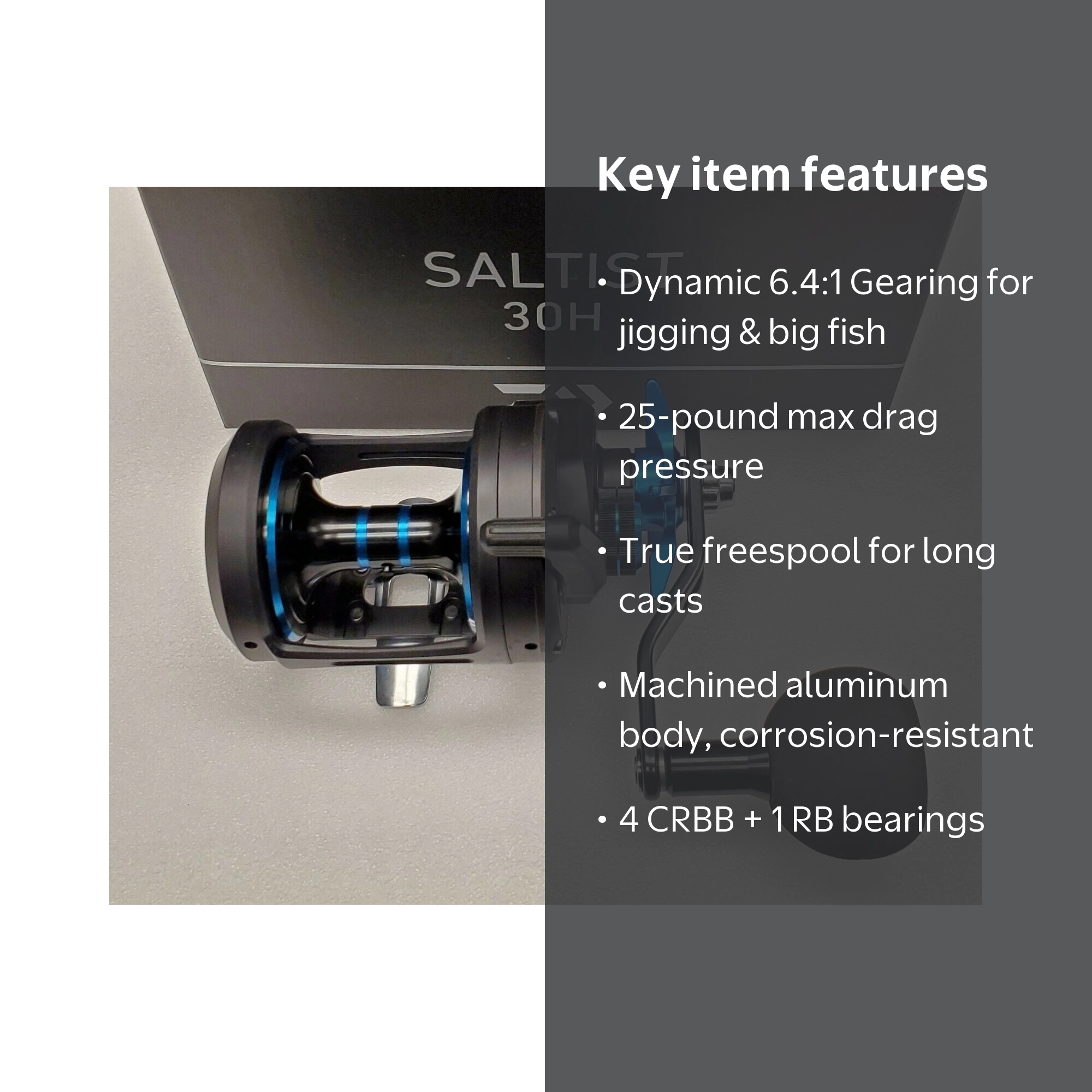 daiwa saltist 30th price Levelwind 30HB Multiplier Reel Baits'R'Us wind conventional reels offer a distinct benefit of perfectly laying the line evenly over the spool Daiwa STTLW30HB Saltist LW Conventional