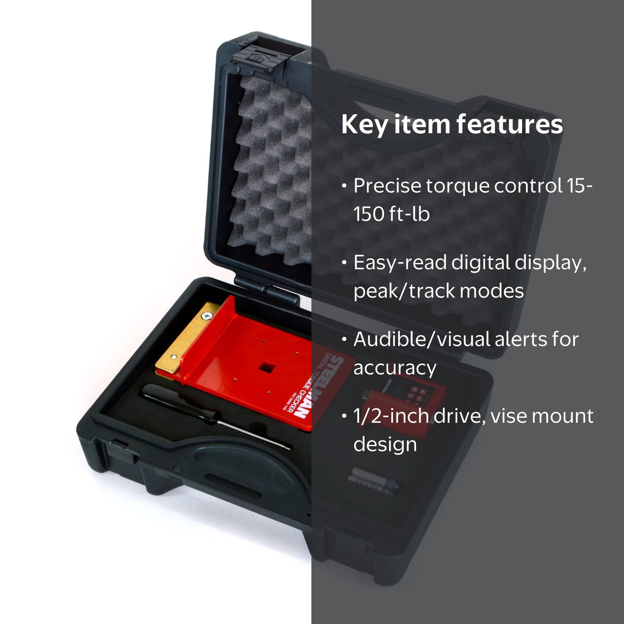 STEELMAN 97867-STL 1/2-Inch Drive Portable Digital Torque Checker